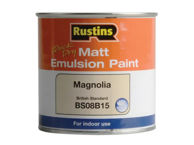Quick Dry Matt Emulsion Paint Magnolia 250ml