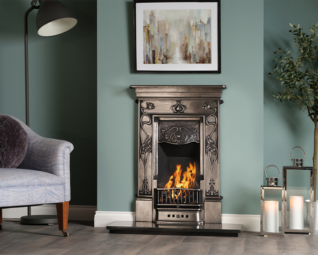 Carron Crocus Cast Iron Combination Fireplace