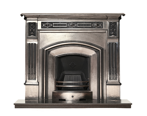 London Plate Cast Iron Fireplace Insert