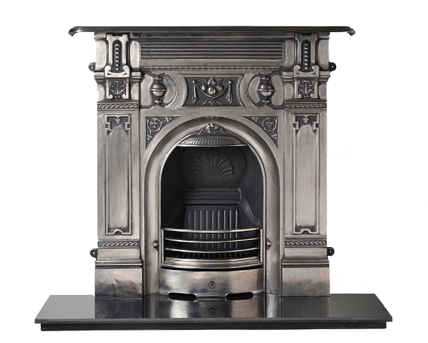 Carron Victorian Large Cast Iron Combination Fireplace