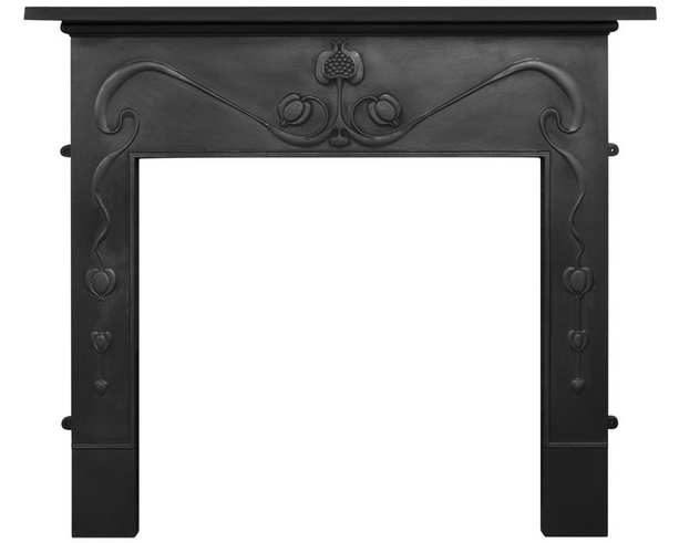 Carron Art Nouveau Cast Iron Fireplace Surround