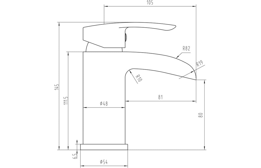 Rivano Basin Mixer - Chrome