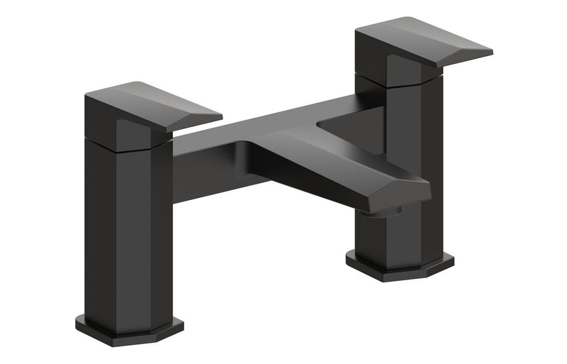 Rivora Bath Filler - Matt Black