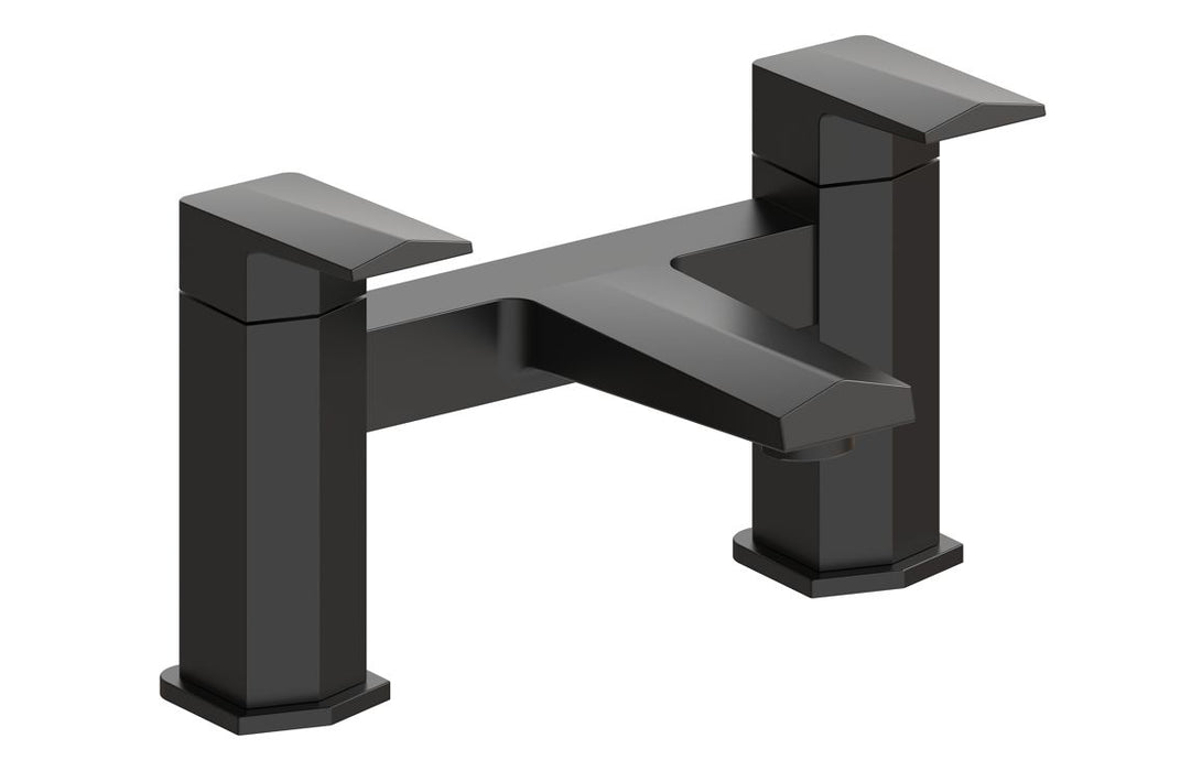 Rivora Bath Filler - Matt Black