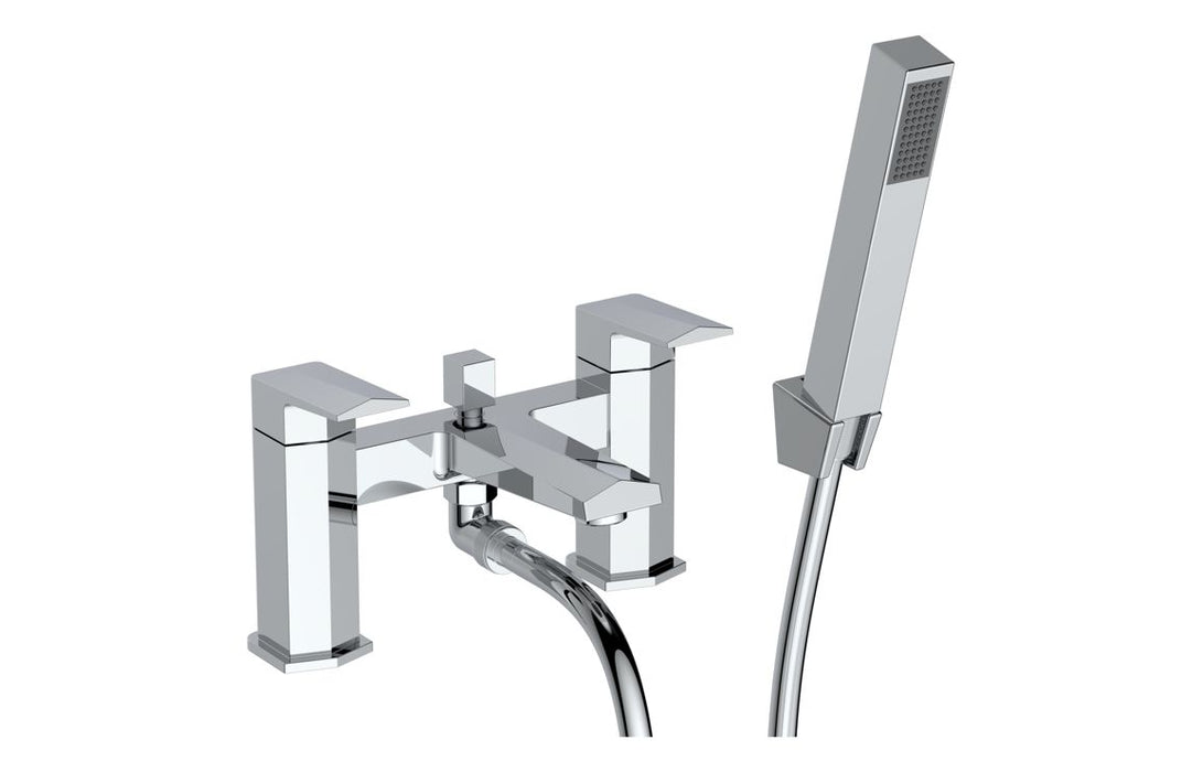 Rivora Bath/Shower Mixer & Bracket - Chrome