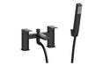 Rivora Bath/Shower Mixer & Bracket - Matt Black