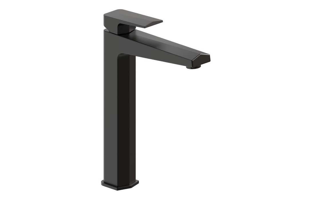 Rivora Tall Basin Mixer - Matt Black