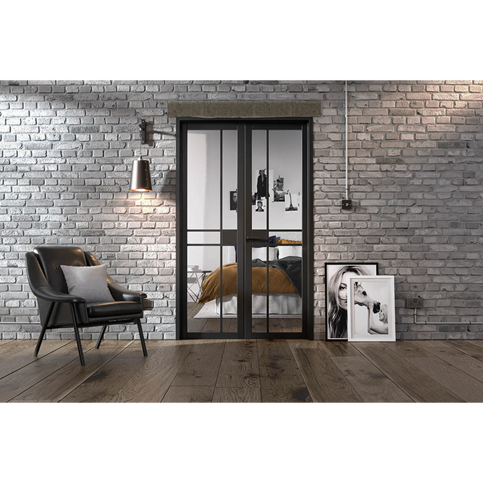 ROOM DIVIDER BLACK GREENWICH W4