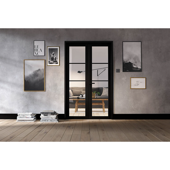 ROOM DIVIDER BLACK SOHO W4