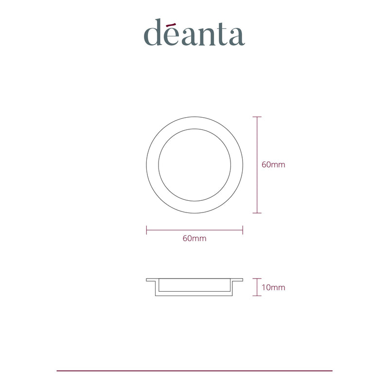 Deanta Pocket Door Round Handle