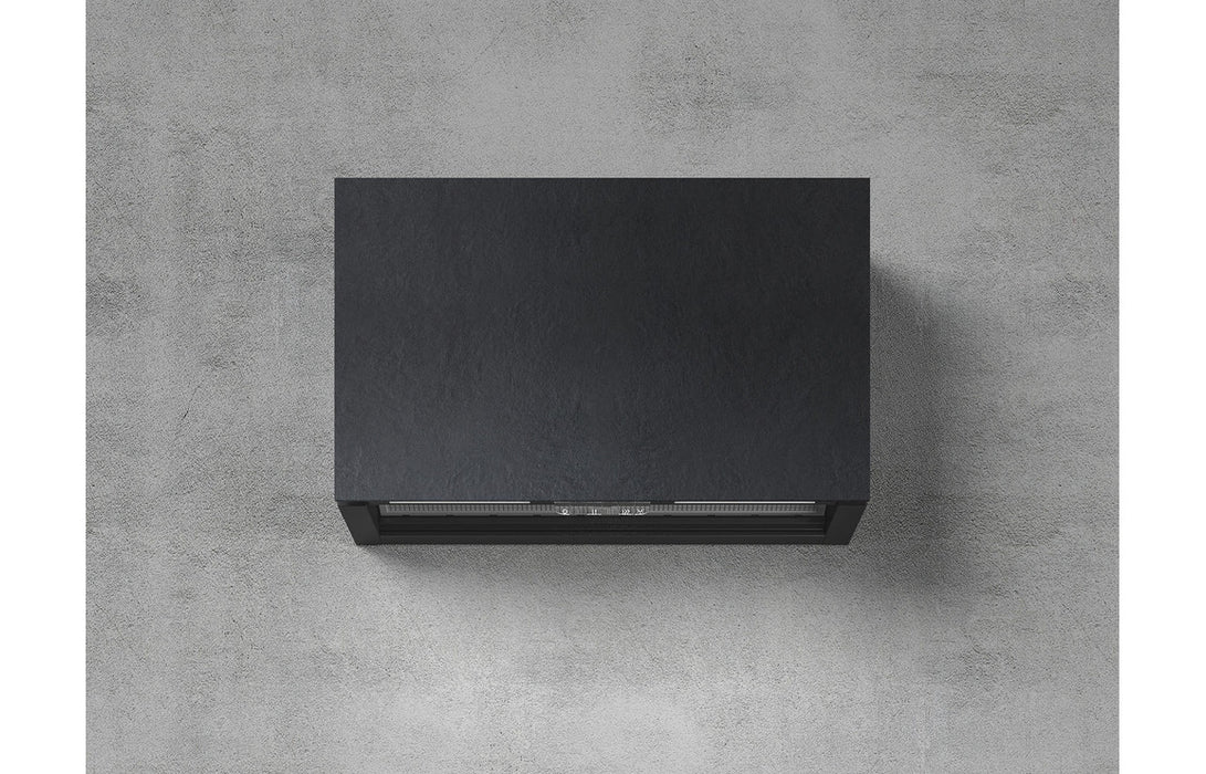 Elica Rules 60cm,90cm,120cm  Integrated Chimney Hood - Black Glass, Dekton,Naked