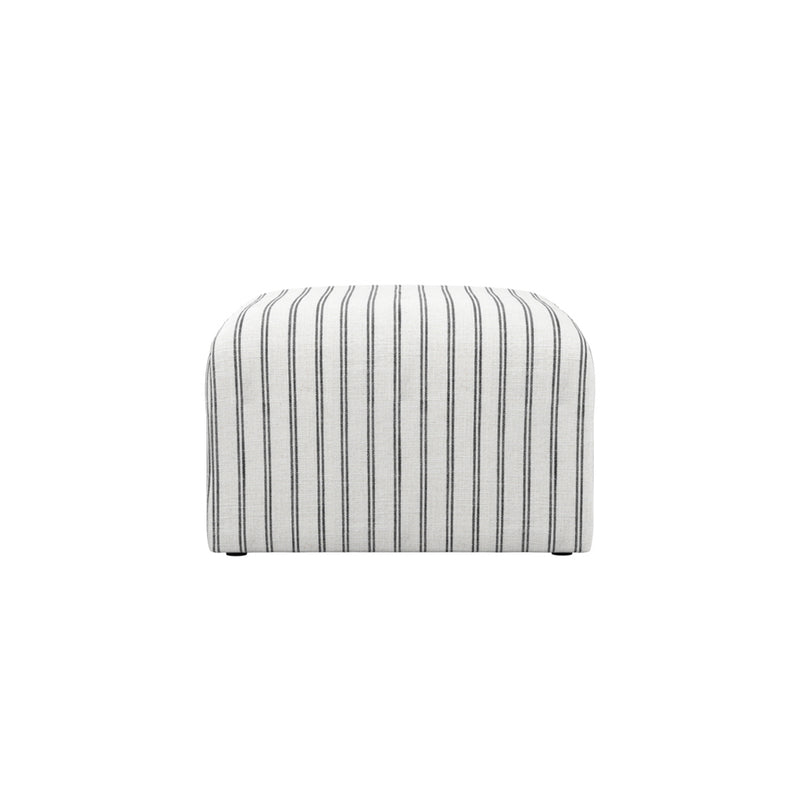 Ryder  Stripe Pouffe