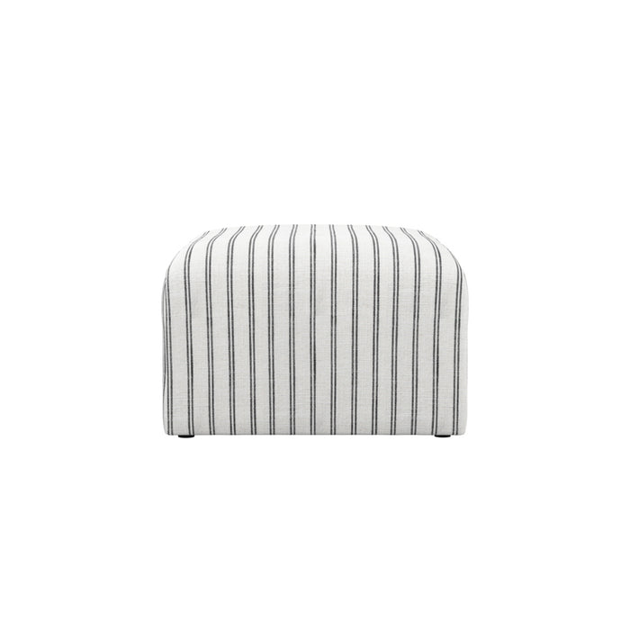 Ryder  Stripe Pouffe