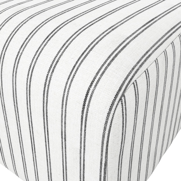 Ryder  Stripe Pouffe