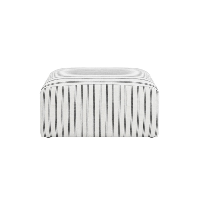 Ryder  Stripe Pouffe