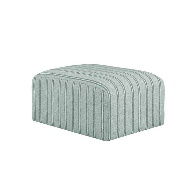 Ryder  Stripe Pouffe