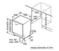 Neff N50 S195HCX02G F/I 14 Place Dishwasher