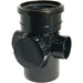 Floplast Soil Access Pipe Single Socket (Black)