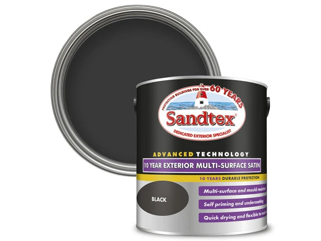 10 Year Multi-Surface Satin Black 2.5L 5100997