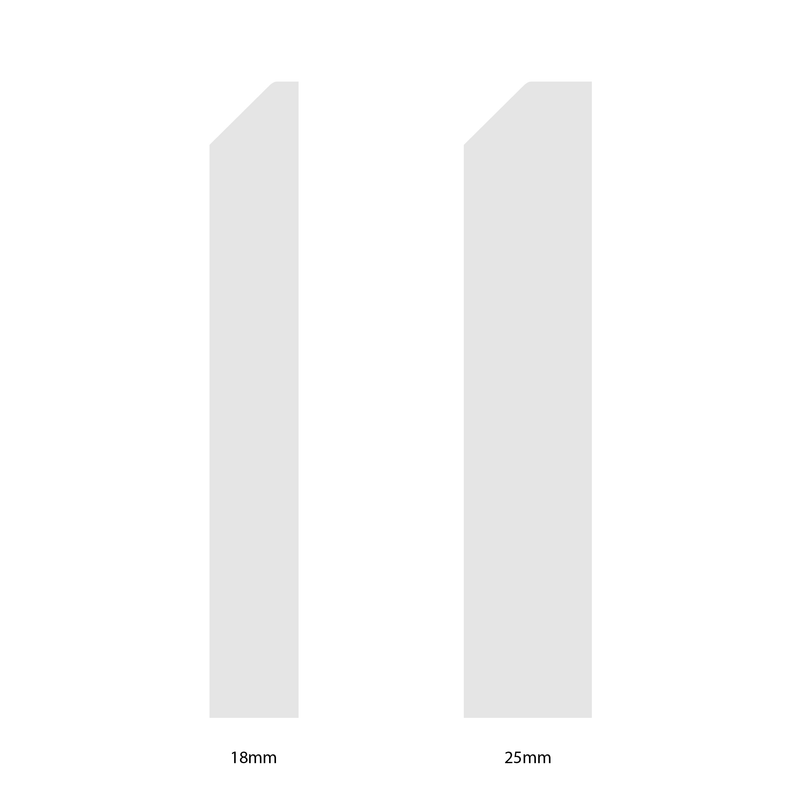 145mm Edge II Pine Skirting Board - Primed or Unprimed