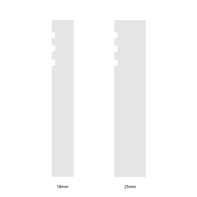 120mm Groove III Pine Skirting Board - Primed or Unprimed