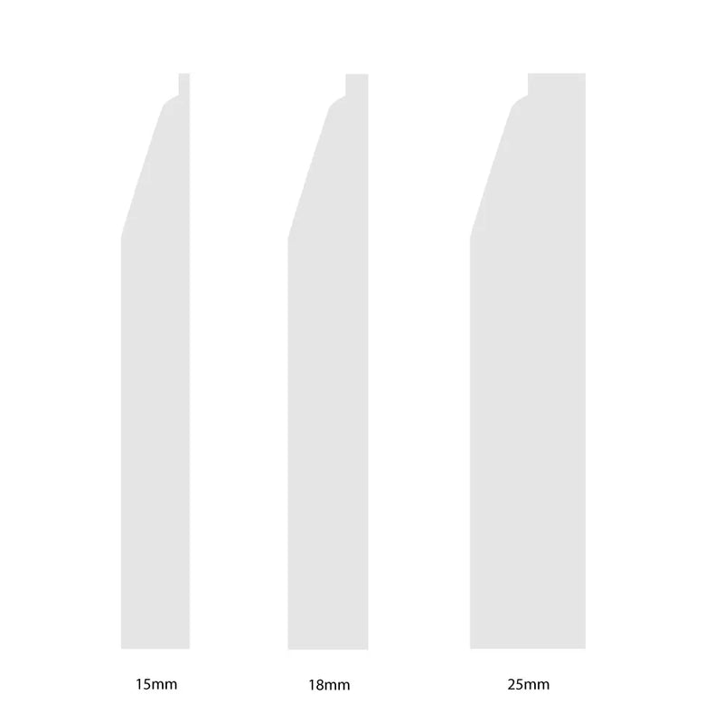 195mm Chamfered MDF Skirting Board