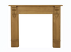 Carron Edinburgh Corbel Wooden Fireplace Surround