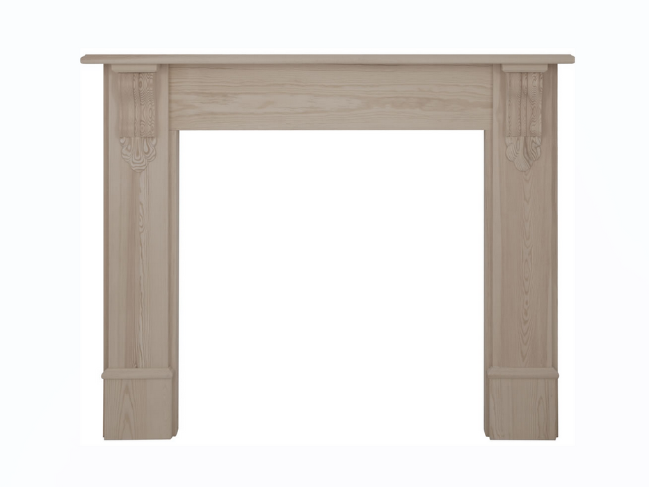 Carron Edinburgh Corbel Wooden Fireplace Surround
