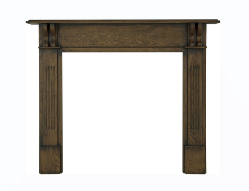 Carron Earlswood Oak Wooden Fireplace Surround