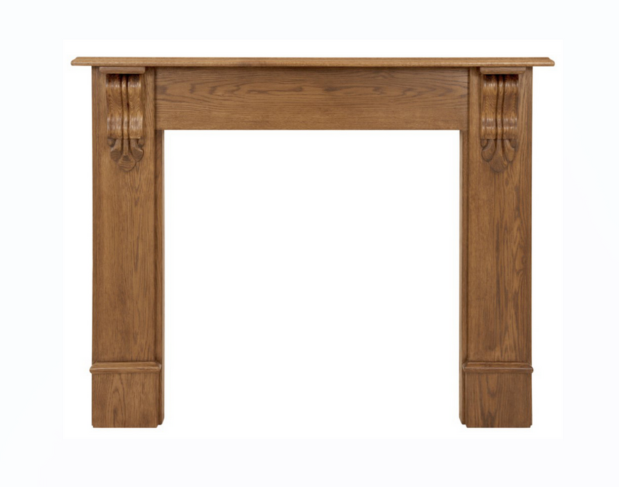 Carron Edinburgh Corbel Wooden Fireplace Surround