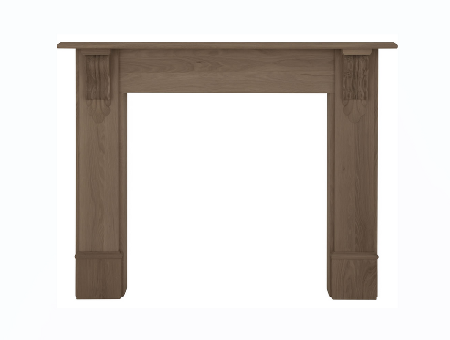 Carron Edinburgh Corbel Wooden Fireplace Surround