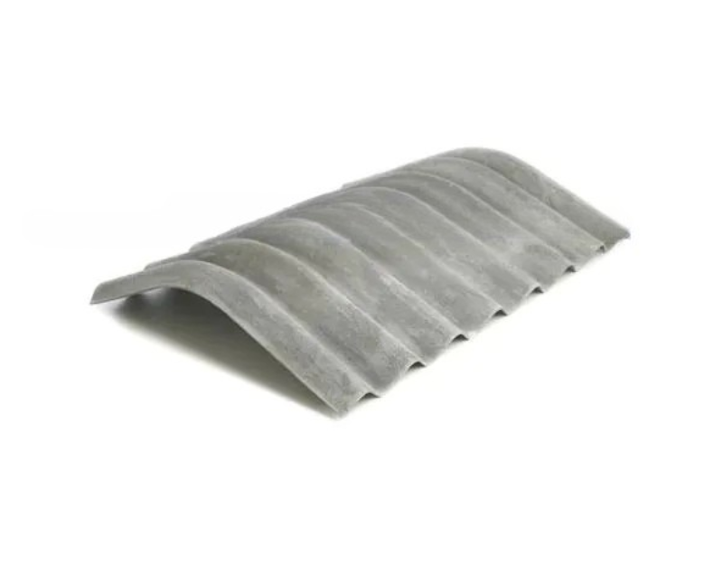 Fibre Cement -  Fixed Ridges -  900/1800mm Girth Cranked Crown Ridge - Cemsix