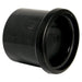 Floplast Soil Pipe Single Socket Connector (Black)