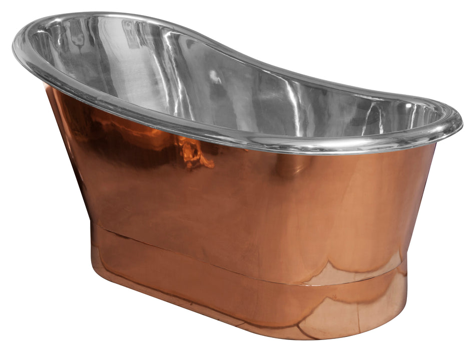 Hurlingham Bijou Copper Bath 1500x730 Freestanding Made To Order Bathtub