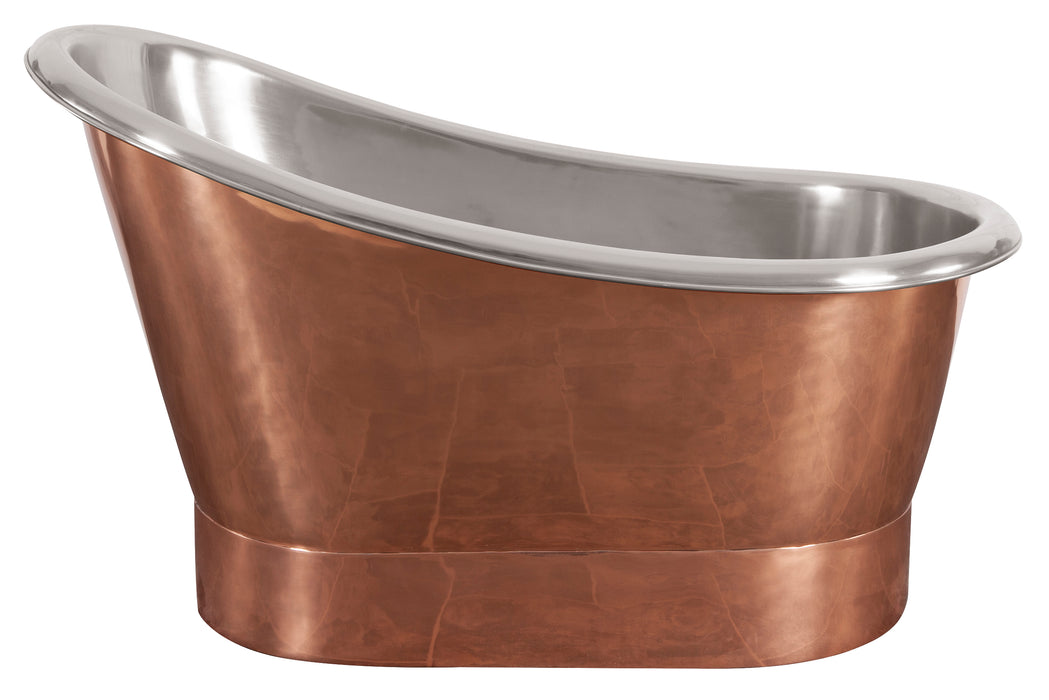 Hurlingham Bijou Compact Copper Bath 1250x730 Freestanding Made To Order Bathtub