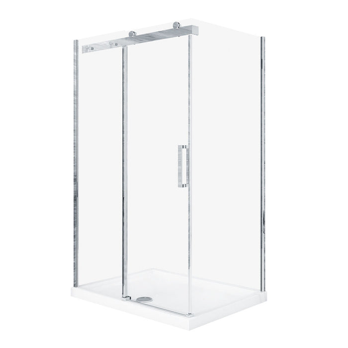Synergy Vodas 8 1600mm Frameless Chrome Sliding Shower Door