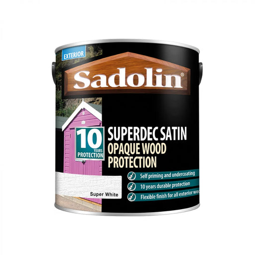 Sadolin Superdec Satin Super White Opaque