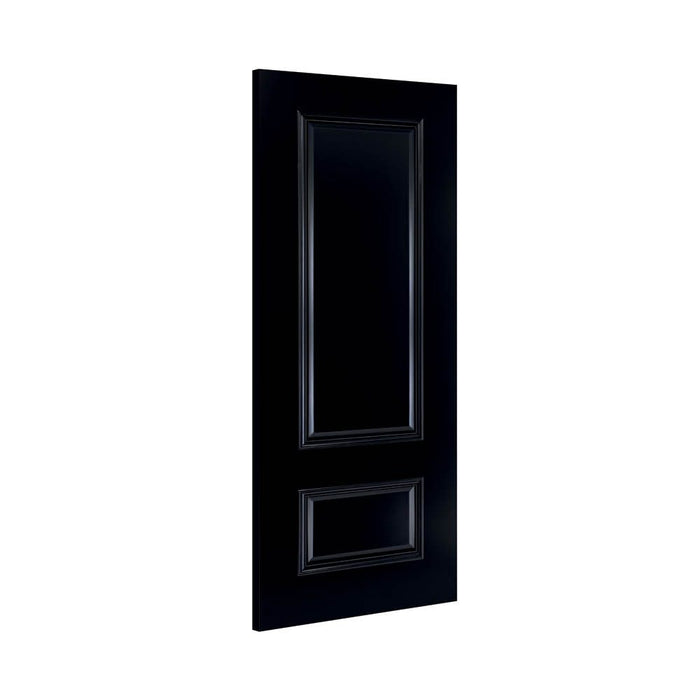 Deanta Sandringham Black Prefinished Door