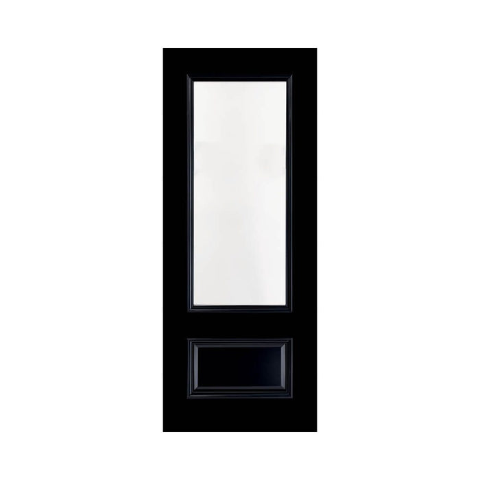 Deanta Sandringham Black Prefinished Bevelled Glaze Door