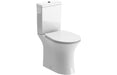 Santerre Rimless Close Coupled Open Back WC & Soft Close Seat