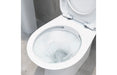Santerre Rimless Close Coupled Open Back WC & Soft Close Seat