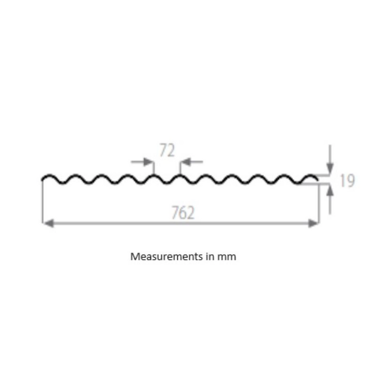 3” Standard Profile Superweight 1.3mm Clear