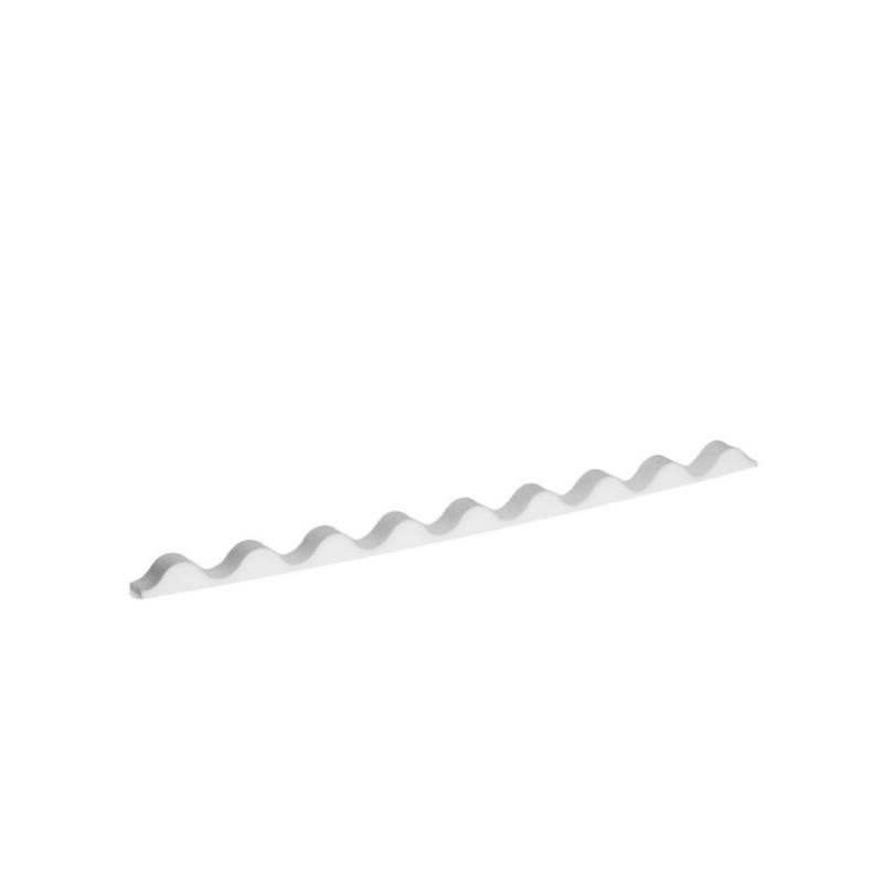 White Foam Eaves fillers for Big 6 Profile - Pack of 10