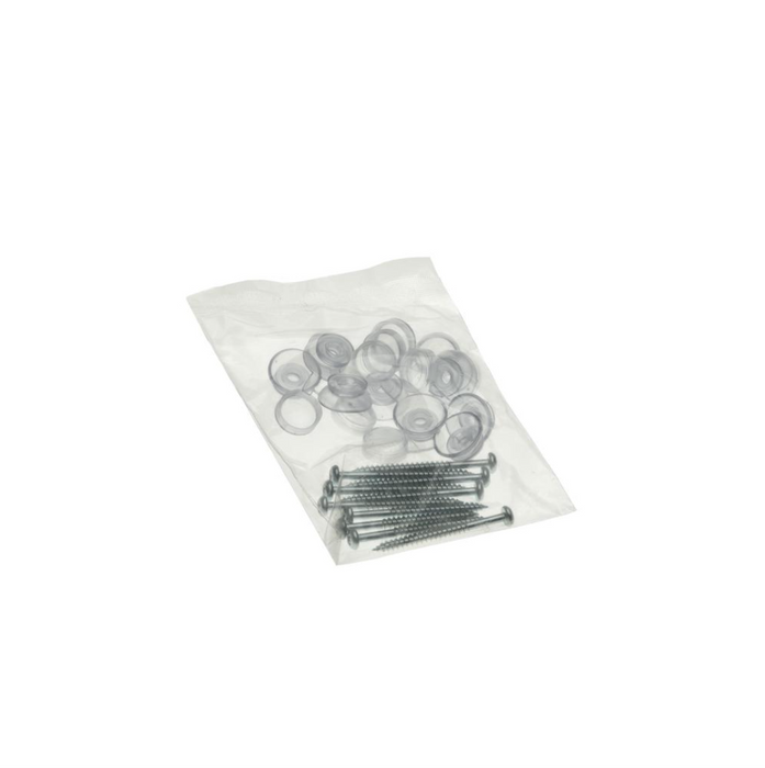 Screws, Caps & Washers for 3” & Greca Profile - Pack of 10
