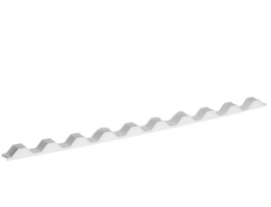 White Foam Eaves fillers for Greca Box Profile - Pack of 10