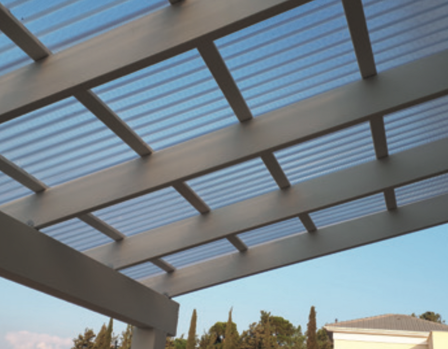 PVC Wall Flashing to suit Greca Box Profile Clear