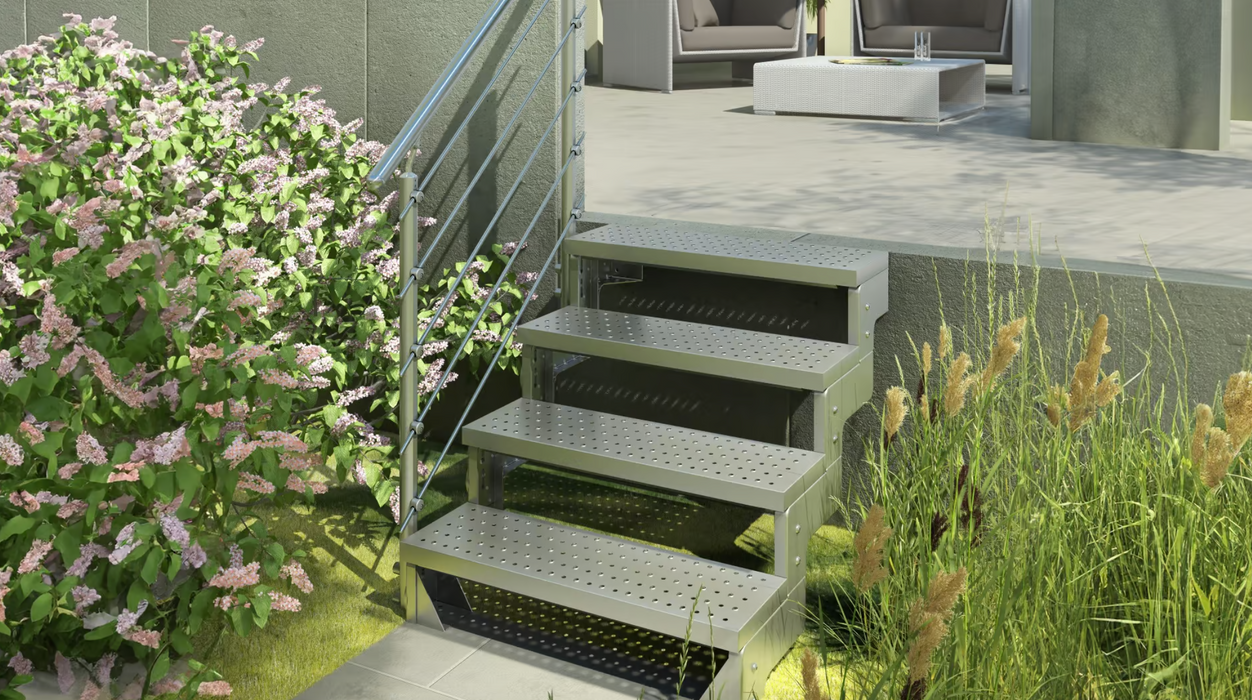 Outdoor metal Staircase GARDENTOP