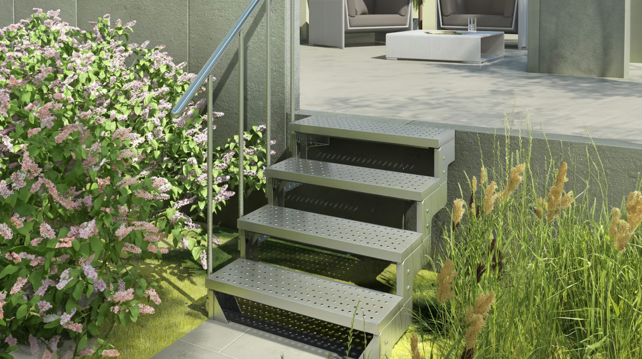 Outdoor metal Staircase GARDENTOP
