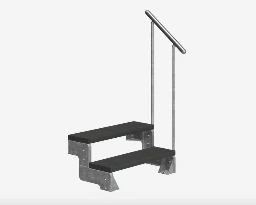 Outdoor metal staircase GARDENTOP Trimax® - Anthracite