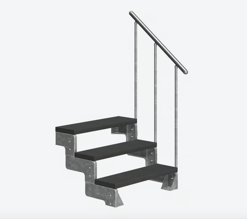 Outdoor metal staircase GARDENTOP Trimax® - Anthracite